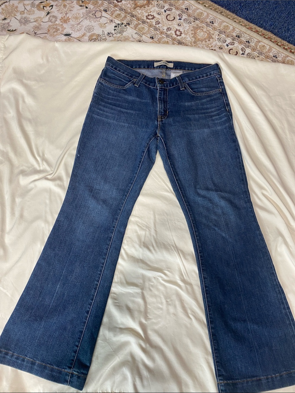 GAP Long and Lean Women's Dark Blue Jeans 6 flare